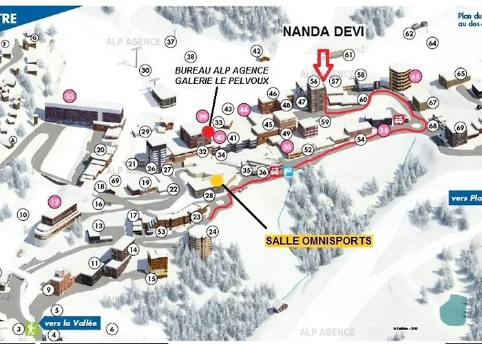 Le Nanda Devi - 2 Pieces 5 Pers - Le Nanda Devi - 105nd- Plagne Centre -wifi Mae-8894